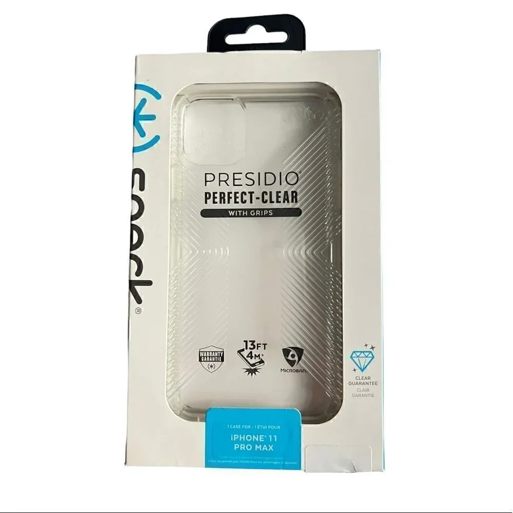 Speck Products Presidio Perfect-Clear with Grip iPhone 11 PRO Max Case